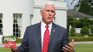 WATCH: Pence speaks about the economy amid COVID-19 during campaign event in Ohio