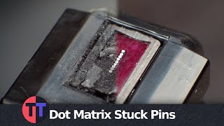 Fix Dot Matrix Printer Stuck Pin - Micro Tangent