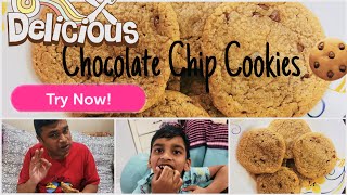 Bake Chocolate Chip Cookies at Home in Kannada || ಚಾಕೊಲೇಟ್ ಚಿಪ್ ಕುಕೀಸ್ ಪಾಕವಿಧಾನ||Easy Recipe ||