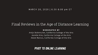 Final Reviews in the Age of Distance Learning