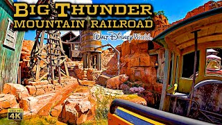 Big Thunder Mountain Railroad Roller Coaster On Ride Front Seat 4K POV Walt Disney World 2024 09 24