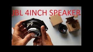 JBL A120SI Car Speakers . unboxing  of jbl 4 inch speaker