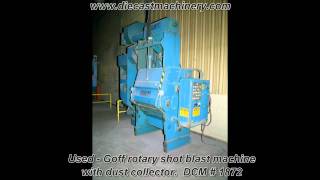 Goff Rotary Shot-Blast Machine with Dust Collector - DCM# 1872