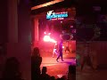 Fire Blowing Performance ! Sunway Lost World Hot Springs Night Park #shorts