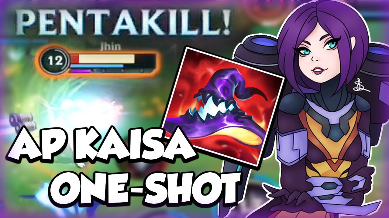 AP KAISA MID ONE SHOT BUILD (14 KILLS + PENTA) - BUILD & RUNES - WILD ...