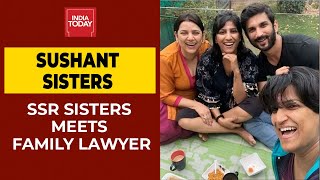 Sushant Singh Rajput's Sisters Discuss Case Details With Family Lawyer Vikas Singh| BREAKING