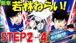 【2周年から始める たたかえドリームチーム】ワールドカップ日本代表若林狙いでSTEP2～4引いたら色々すごかった！【Captain tsubasa dream team】