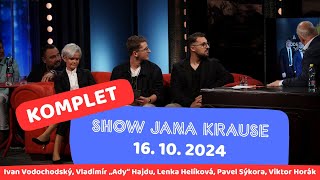 Celý díl - Show Jana Krause 16. 10. 2024