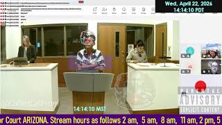Initial appearance Maricopa County Superior Court ARIZONA 04/22/2026 PM Stream
