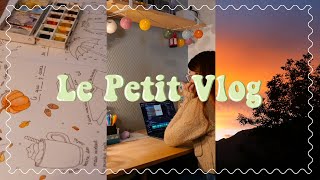 Le Petit Vlog #8 Travail, dessin et première raclette de l'année 🍂