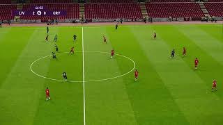 Liverpool vs Crystal Palace | Premier League | 24 June 2020 | PES 2020