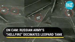 Putin's Men Obliterate Leopard Tank in Direct Hit; Russian Army 'Wipes Out' Over 760 Soldiers