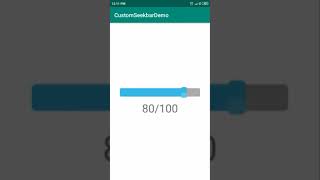 How to Create Custom Seekbar in Android Studio | CustomSeekbar | Android Coding