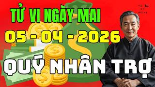 🔮 Bất Ngờ Tử Vi 05-04-2026: 3 Con Giáp VƯỢNG KHÍ ĐỈNH CAO, QUÝ NHÂN PHÙ TRỢ TỨ PHÍA!