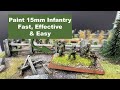 Learn How To Paint Infantry: Models for Flames of War, Team Yankee and other 15mm miniature games