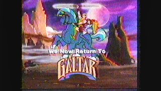 'Galtar' next and eyecatches / bumpers on TV29 in 1985