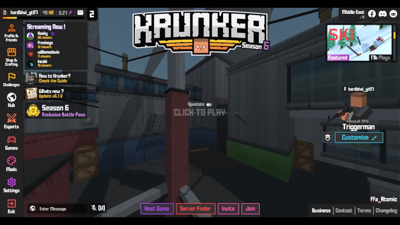 Krunker || Exciting Gameplays With Real-Time Player & Lot's Of Fun😁 ...