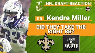 Why Kendre Miller was drafted by the New Orleans Saints | 2023 NFL Draft Reaction
