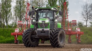 Corn Seeding at Belluco Farm 🌽 | *NEW* Deutz-Fahr 6135C + Maschio Gaspardo Magica