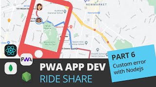 JavaScript Nodejs custom error class - Rideshare app part 6