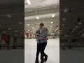 Had to do this dance on ice skates #couple #couplegoals #shorts #boyfriend #youtube #dance