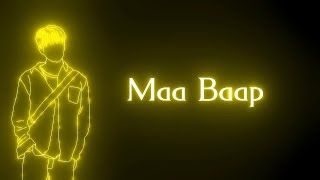 💕 Maa Baap Status Video | Attitude Vabby 731 Shayari Status | Attitude Black Screen Status 💞