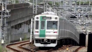 京都市営地下鉄10系（1110F）　普通国際会館行き発車　竹田にて