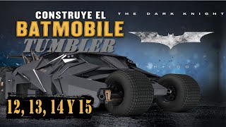 CONSTRUYE EL BATMOBILE TUMBLER ENTREGAS 12 AL 15 / Salvat / #hachette #batmobile #dc #tumbler