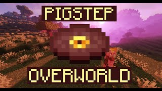 Minecraft Pigstep but it's Overworld Music