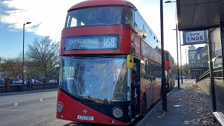 Full Route Visual|(FRV)|168 Old Kent Road-Hampstead Heath|LTZ1757 LT757|Metroline Travel