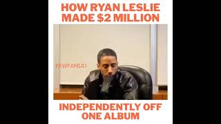 How Ryan Leslie Made 2 Million Independently Off One Album - #Shorts