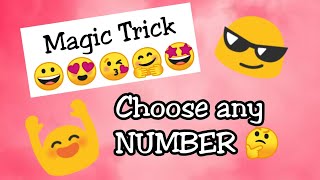 Choose any Number 🤔 Magic Trick #shorts