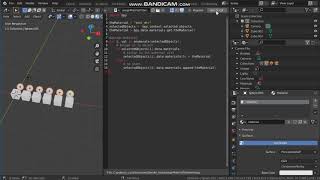 Blender python - Assign material to multiple objects
