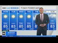 Chicago First Alert Weather: Dry conditions, temperatures in mid 80s continue