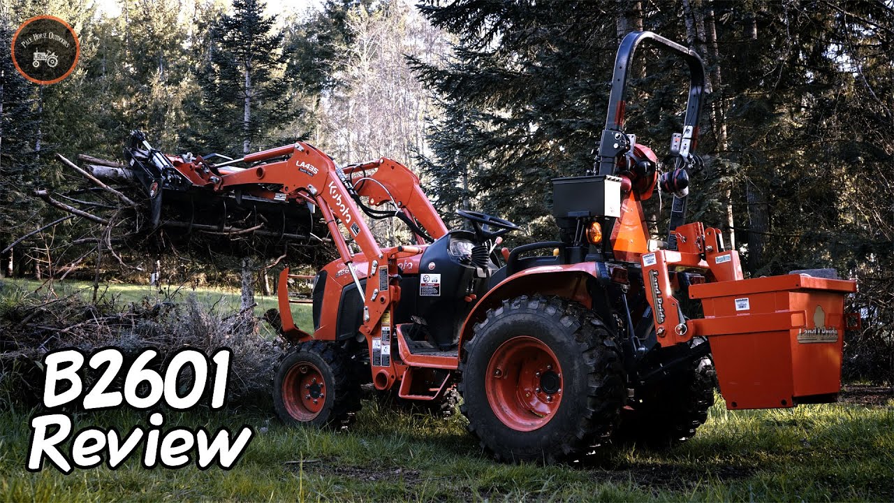 Kubota B2601 Review: Pros, Cons, And Tips! Compact Tractor - YouTube