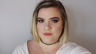 Glowy Peach Spring Makeup Tutorial