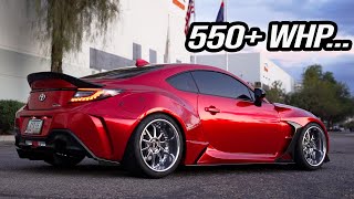 THE FIRST DRIVE!!! | Turbo GR86 Gets Titanium Hood Exit Part 2