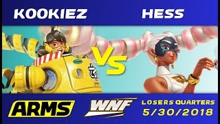 ARMS@WNF 2.5 - Kookiez (Mechanica) VS HESS (Twintelle) - (Loser Quarters)