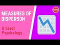 A Level Psychology - Measures of Dispersion