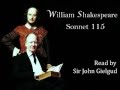 Sonnet 115 by William Shakespeare - Read by John Gielgud