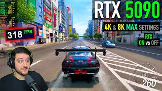 RTX 5090 - Forza Horizon 6 - 4K and 8K Max Settings Gameplay!