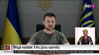 Rīgā notiek Trīs jūru samits