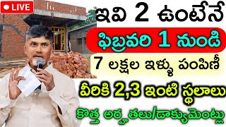 ap-ఫిబ్రవరి 1 నుండి వీరికి మాత్రం కొత్త ఇల్లు పంపిణి/వెంటనే ఇలా దరఖాస్తులు చేసుకోండి/PMYA Free illu