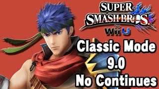 Super Smash Bros. For Wii U (Classic Mode 9.0 No Continues | Ike) 60fps