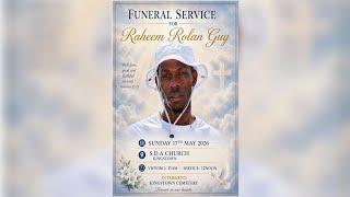 Raheem Rolan Guy - Funeral Service