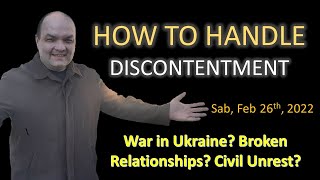 How to Deal With Discontentment - Pastor Marian Kossovan.