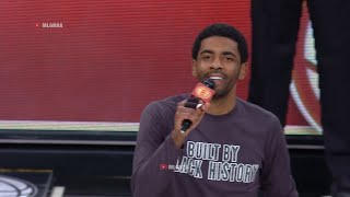 Kyrie Irving with a pregame Lunar New Year message!