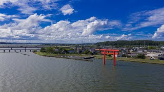 【ドローン空撮】茨城県鹿嶋市西の一之鳥居の空撮♪