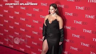 Ashley Graham Flaunting CLEAVAGE & Legs At The TIME 100 Gala 2017