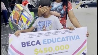 Millonario regala beca completa a niño que tomo la decisión más inteligente 😭